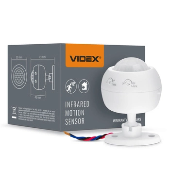 Senzor pohybu a súmraku 1200W biely VL-SPS27W Videx