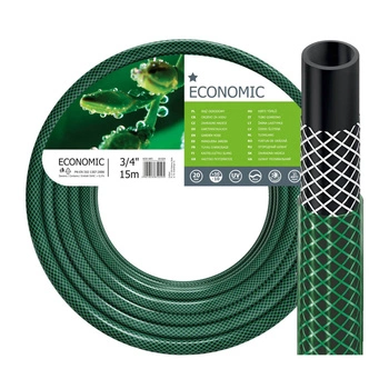 Záhradná hadica na vodu 3 vrstvy s opletom 3/4" 15 m silná ECONOMIC CELLFAST
