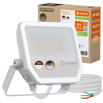 LED reflektor vonkajší reflektor 41W 6000lm 6500K IP66 biely reflektor Ledvance