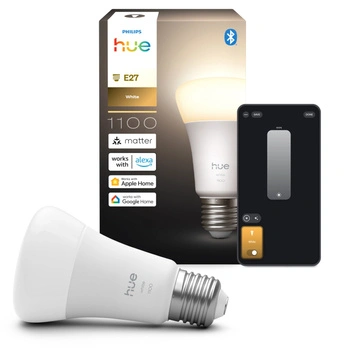 LED žiarovka E27 A60 9,5W = 75W 1100lm 2700K teplá biela SMART Smart Bluetooth ZigBee White Philips HUE