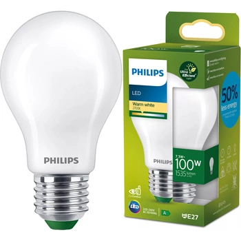 LED žiarovka E27 A60 7,3W = 100W 1535lm 210lm/W 2700K teplá biela 300° CLASS A UltraEfficient Philips