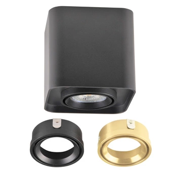 Spot GU10 Black Gold XENO Sanico Goldlux Svietidlo na povrchovú montáž