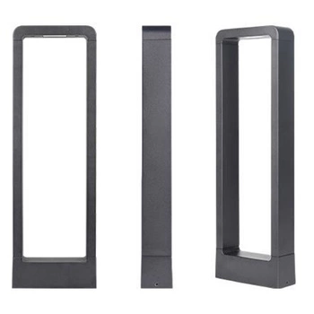 Záhradné stojace vonkajšie pólové svietidlo LED 7W 4000K neutrálna biela Grey IP54 Rio 50cm Masterled