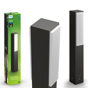 Záhradný vonkajší svetelný stĺp 42cm LED 9W 1000lm 2700K IP44 Stratosphere Philips
