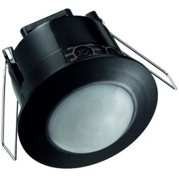 PIR snímač pohybu a súmraku na zapustenie čierny 6 m 360° CP Ecolight