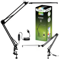 Stolová kresliaca lampa LED 8W CCT USB stmievateľná COSMI Black Lumiled