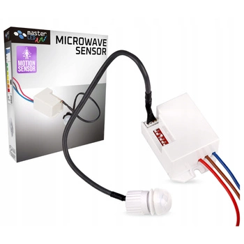 Senzor pohybu a súmraku PIR s 360° káblom Masterled