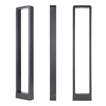 Záhradné stojace vonkajšie pólové svietidlo LED 7W 700lm 4000K, neutrálna biela sivá IP54 Rio 80cm Masterled