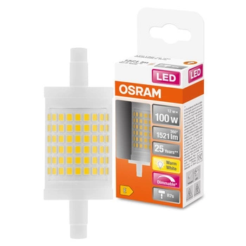 LED žiarovka v kapsuli R7s 12W = 100W 1521lm 2700K teplá biela 360° Dimmable LINE Osram