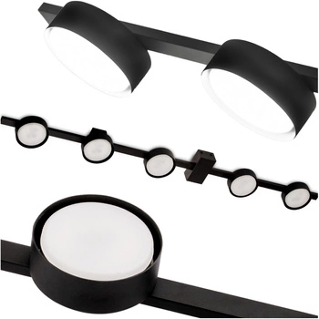 OVILO stropné svietidlo LED halogénové svietidlo 5x GX53 bodové nástenné svietidlo Reflektor LUMILED