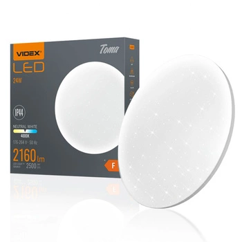 Plafond LED stropné svietidlo 24W 2500lm 4000K, neutrálna biela TOMA Videx