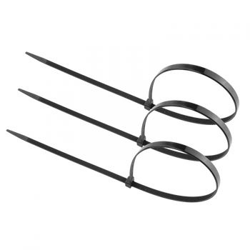 Káblové pásky 7,6x500 mm čierne UV TRACKS Zipové pásky OK-76500B .MORE 50 ks.