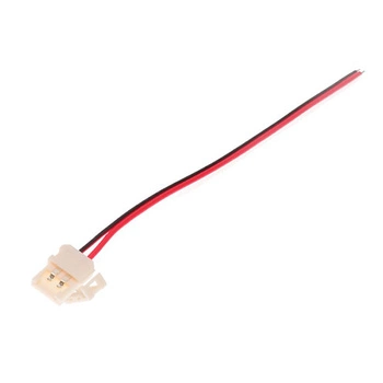 Konektor LED pásika 1-stranný nacvakávací s 8 mm vodičom