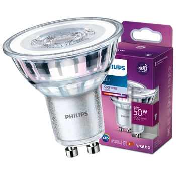 LED GU10 reflektor PAR16 4,6W = 50W 390lm 4000K, neutrálna biela 36° LED Classic Philips