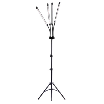 LED lampa na rastliny Stojanová nastaviteľná pomôcka na rast 30W čierna Vitaro Kobi