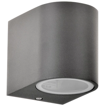 Nástenné vonkajšie fasádne svietidlo GU10 sivé IP44 Boston Sanico Goldlux