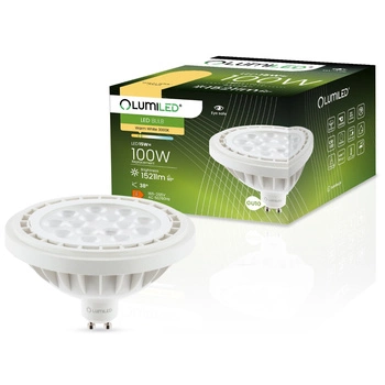 LED žiarovka GU10 reflektor ES111 15W = 100W 1521lm 3000K teplá biela 38° LUMILED