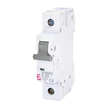 Nadprúdový istič ETIMAT 6 C25 25A 1P 6kA