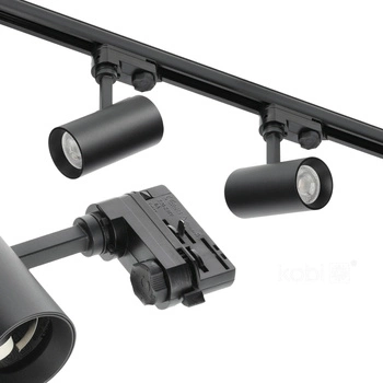 GU10 3-okruhové reflektory Čierna Nextrack Kobi