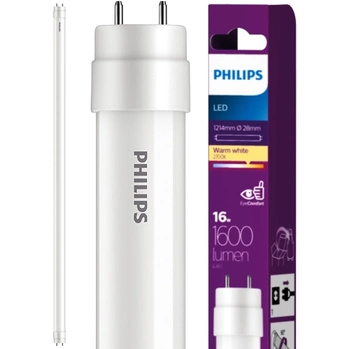 LED žiarivka T8 G13 16W = 36W 1600lm 2700K teplá biela 240° 120cm EM &amp; Sieť Philips