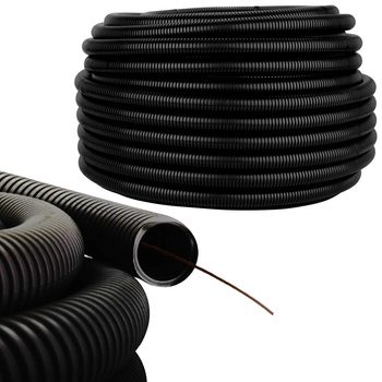 RKGS 16mm 750N vlnitá rúra s pilotom na ochranu káblov 25m čierna AKS ZIELONKA