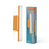 Kúpeľňové nástenné LED svietidlo nad zrkadlo Stmievateľné 6,8W 650lm CCT Hnedá IP44 40cm Obris Ledvance