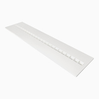 LED panelové stropné svetlo 27,5W 4150lm 4000K, neutrálna biela zapustené svietidlo UGR16 White 120x30cm Louver Ledvance