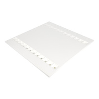 LED panelové stropné svetlo 27,5W 4150lm 4000K, neutrálna biela zapustené svietidlo UGR16 White 60x60cm Louver Ledvance