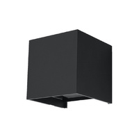 Nástenné svietidlo Up Bottom Square 3000K, teplá biela Black Modern Luca Sollux