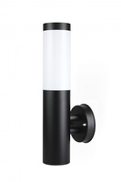 Vonkajšia záhradná lampa fasádna KINKIET LED Inox ST 025 BL E27 Round Su-Ma