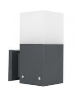 Vonkajšia záhradná fasádna lampa LED Cube Max CB-MAX K DG E27 Su-Ma