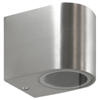 Nástenné svietidlo vonkajšie fasádne GU10 strieborné IP44 Boston Sanico Goldlux