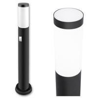 Záhradný stojaci vonkajší stĺp E27 čierny IP44 Manila 65 cm Masterled