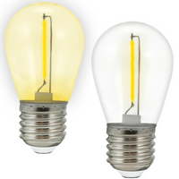 LED žiarovka E27 0,3W 50lm 2200K Yellow 360° pre Girland 36V PARTY Sanico Goldlux