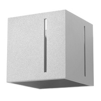 Nástenné svietidlo Wall Cube G9 Square Grey Modern Pixar Sollux