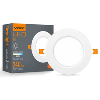 LED panel Zapustené svietidlo 4W 380lm 4000K, neutrálna biela Videx