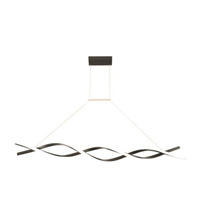 Luster LED stropné svietidlo dekoratívne 37W 4000, neutrálna biela čierne Xudo