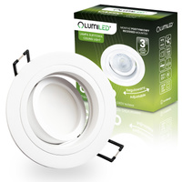 Svietidlo HALOGEN GU10 MR16 Round white CASSIO LUMILED na zapustenú montáž