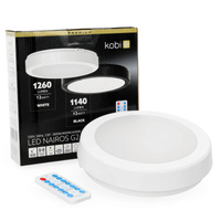 LED stropné svietidlo do kúpeľne 12W 1260lm 4000K 120°pohybovým a súmrakovým senzorom biele IP65 Nairos Kobi