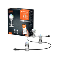 Dekoratívne LED svetelné body 0,7 W 110lm RGB 3P predĺženie stmievateľné IP65 biele SMART+ WiFi Záhrada Ledvance