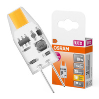 LED žiarovka G4 1W = 10W 100lm 2700K teplá biela 12V 300° LED PIN Osram