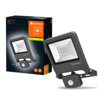 LED reflektor Vonkajší reflektor 30W 2700lm 4000K IP44 sivý so senzorom pohybu a súmraku Endura Ledvance