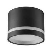 Bodové svietidlo na povrchovú montáž GX53 Black PARIS Sanico Goldlux