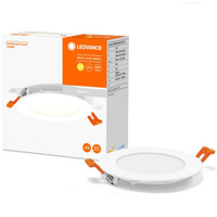 LED zapustené stropné zapustené bodové svietidlo 8W 550lm CCT White Downlight Slim Ledvance