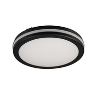 Plafond LED stropné svietidlopovrchovou montážou 30W 2400lm CCT IP65 Round Black BENO KANLUX