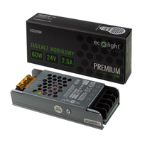 Modulárny napájací zdroj pre LED SLIM pásky 30W 12V 2,5A IP20 PREMIUM Ecolight