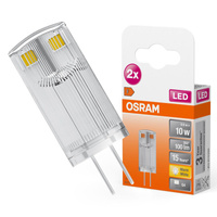 2x LED žiarovka G4 0,9W = 10W 100lm 2700K teplá biela 12V 320° LED PIN Osram