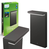 Záhradná lampa vonkajšia PIPE 40cm LED 9W 1000lm 2700K IP44 Bustan Philips