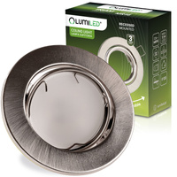 Svietidlo HALOGEN na zapustenú montáž Pohyblivé okrúhle svietidlo AURELI Satin Sheet MR16 GU10