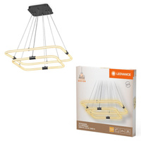 LED 23W 2500lm 3000K, teplá biela stmievateľná sivá dekorácia Ledvance stropná závesná lampa